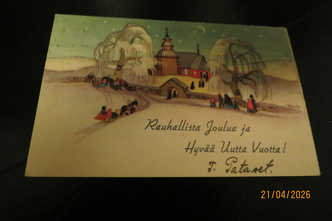 MARTTA WENDELIN 1945 KULKENUT KORTTI 81 R4
