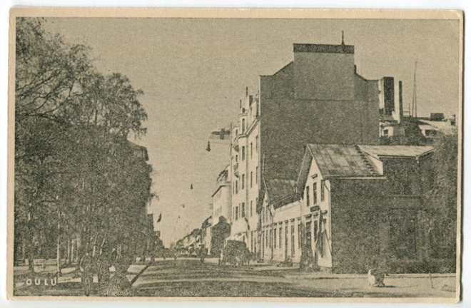 Oulu Katunäkymä 1940-luku