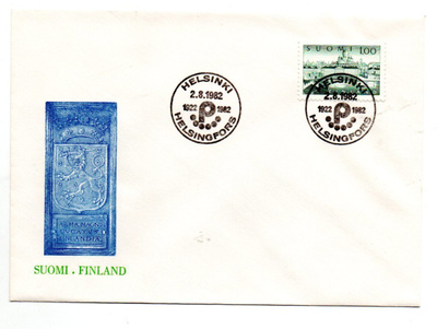 Helsinki: 1922 P 1982 (erikoisleima 2.8.1982)