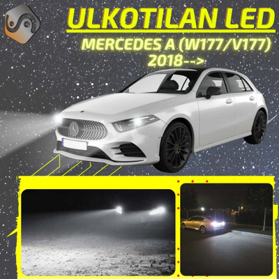 A (W177/V177) 2018--> Ulkoiset LED -valot
