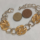 Upea 21k kullattu Kanadalainen rannekoru Gold plated  ketju - pikkukuva 2