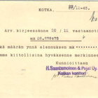 FIRMAKORTTI KOTKA +JOLUMERKKI - pikkukuva 2