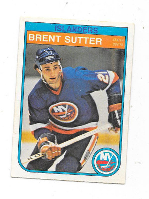 1982-83 OPC #216 Brent Sutter , New York Islanders RC