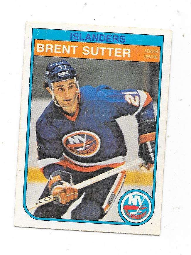 1982-83 OPC #216 Brent Sutter , New York Islanders RC