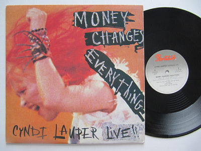 Cyndi Lauper Money Changes Everything  Japani 12" LP
