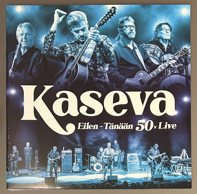 KASEVA: Eilen tänään 50v live - LP, uusi