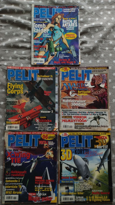 Pelit lehdet 1997 5kpl