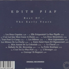 CD: Edith Piaf: Best of - The early years - pikkukuva 2