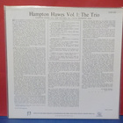 HAMPTON HAWES TRIO - VOL 1 M-/M- EU END OF 70" PRESS LP - pikkukuva 2