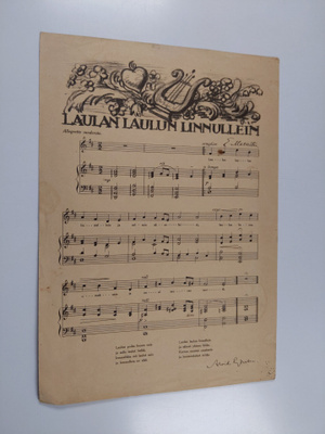 Arvid Lydecken : Laulan laulun linnullein