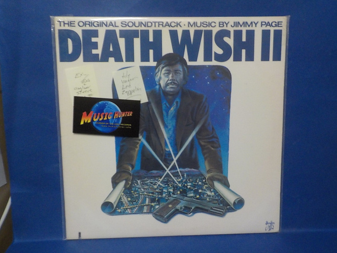 DEATH WISH 2 - ST EX-/EX+ + ORIG INNER SLEEVE CUT OUT LP