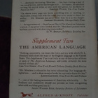 H. L. Mencken: The American Language (Hardcover) - pikkukuva 2