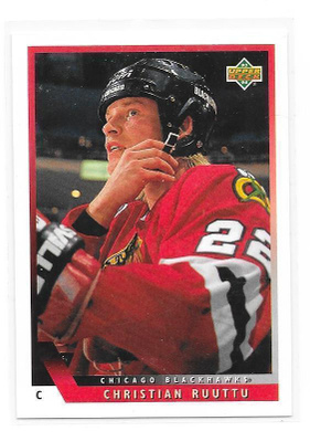 1993-94 Upper Deck #141 Christian Ruuttu Chicago Blackhawks