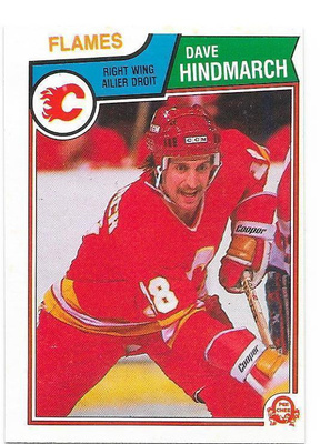 1983-84 OPC #82 Dave Hindmarch Calgary Flames