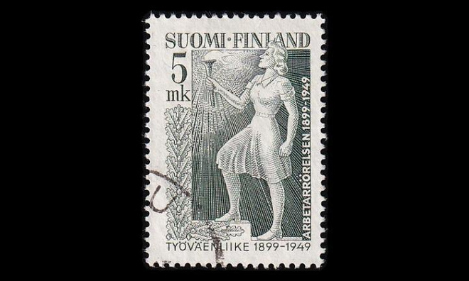 370 o Työväenliike 50v 5mk (1949)