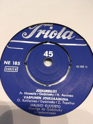Mauno kuusisto / georg de godzinsky - sylvian joululaulu 7”