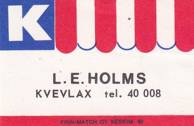 Kvevlax, L. E. Holms   b584