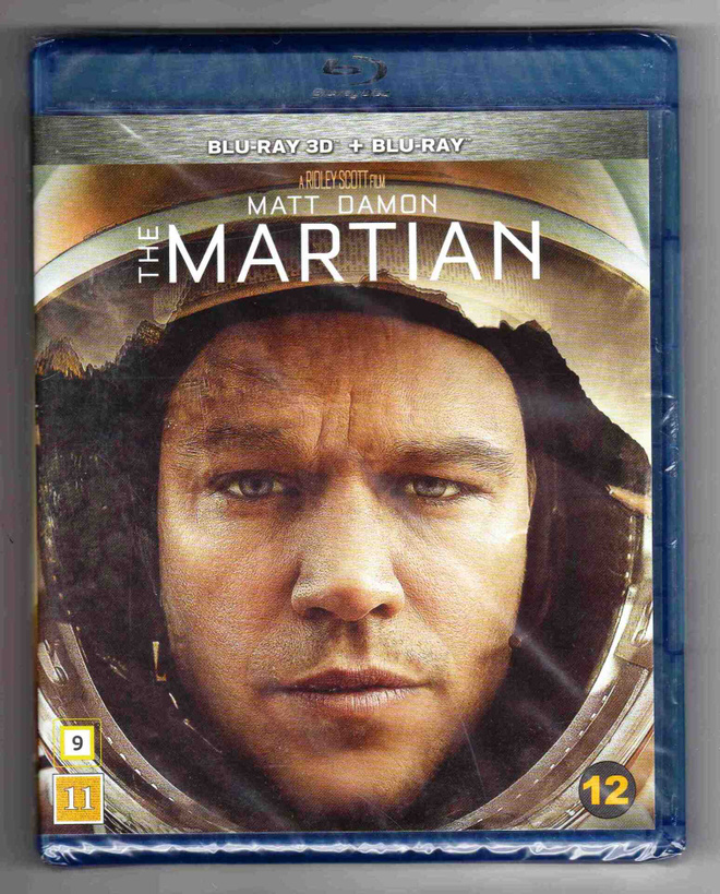 The Martian -Yksin Marsissa 3D (Ridley Scott) Blu-ray 3D +BD