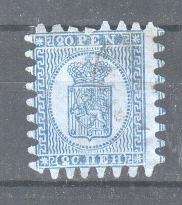 1866 20p merkki.