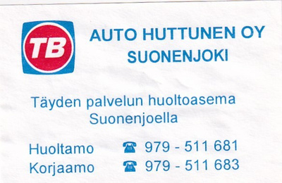 Suonenjoki,  TB Auto Huttunen Oy  1/11