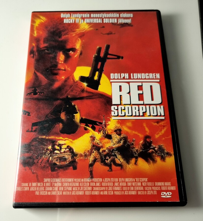 Punainen skorpioni / Red Scorpion (Dolph Lundgren, 1988) DVD