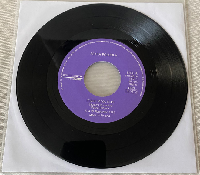 Pekka Pohjola – Impun Tango, 7” sinkku