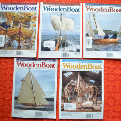 Wooden Boat englanninkielisiä lehtiä 2024 - 2025 yht. 5 kpl