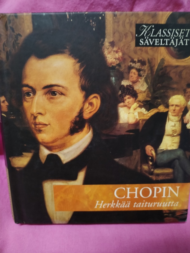 Chopin Herkkää taituruutta, cd &kirjanen.