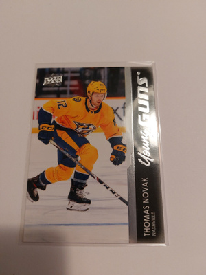 2021-22 Upper Deck #476 Thomas Novak YG RC