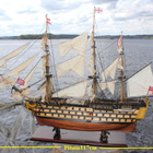 Pienoismalli HMS Victory purjelaiva sotalaiva UK Royal Navy - pikkukuva 1