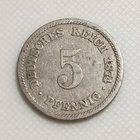 Saksa 5 Pfennig 1874A - pikkukuva 1