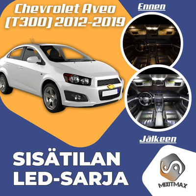 Chevrolet Sonic / Aveo (T300) Sisätilan LED-sarja 6-osaine