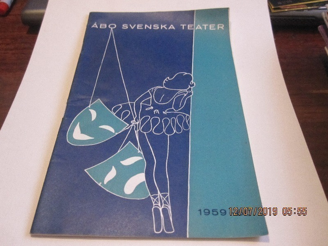 Ohjelmalehti Åbo svenska teater 1959-1960