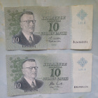 10 Markkaa x2 Litt A J ja K sarjaa - pikkukuva 1