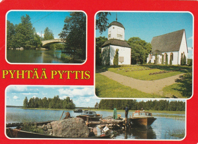 KIRKKOKORTTI - PYHTÄÄN KIRKKO