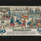 Saksa Notgeld 50 Pfennig Hamburg, Imperator Bar 1921 - pikkukuva 2