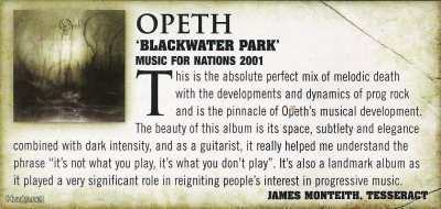 Opeth: Blackwater Park • LUE MERKITYS