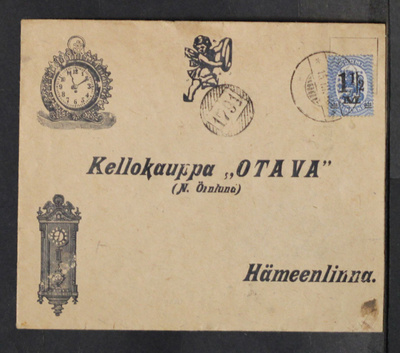 # 23026 # Numeroleima 2791 + Annan tehdas kirje Hämeenlinna