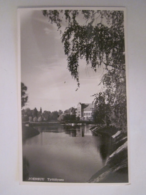 VANHA Postikortti Joensuu 1950-l Alkup.Mallikappale
