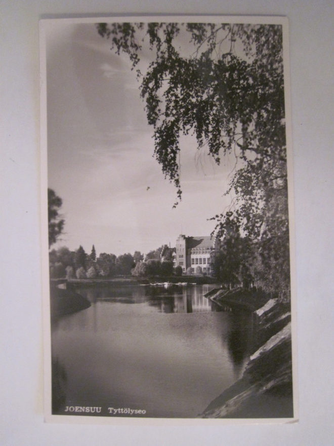 VANHA Postikortti Joensuu 1950-l Alkup.Mallikappale
