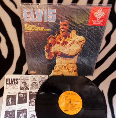 ELVIS PRESLEY:n ELVIS-LP,RCA APL1-0283 USA 1973