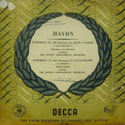Haydn - Sinfoniat 100 & 104 LP
