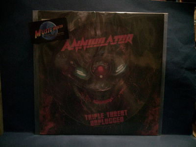 ANNIHILATOR - TRIPLE THREAT UNPLUGGED LP EX-/EX