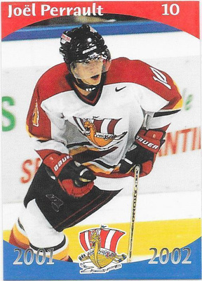 2001-02 Baie-Comeau Drakkar #10 Joel Perrault ex- HIFK farmi