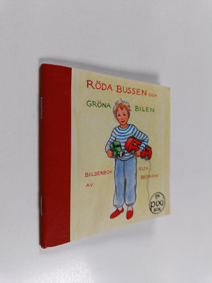 Röda busen och gröna bilen