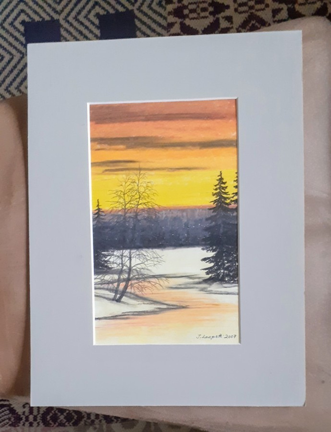 Juhani Laapotti "Metsämaisema"