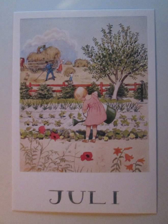 KULKEMATON ELSA BESKOW VUODEN SATU ÅRETS SAGA HEINÄKUU