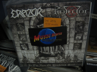 ERAZOR/PROTECTOR - I THE VEIN OF BLACKENED STEEL EX+/M- 7''