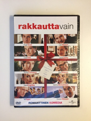 Love Actually (DVD) Hugh Grant ja Liam Neeson (2003) UUSI