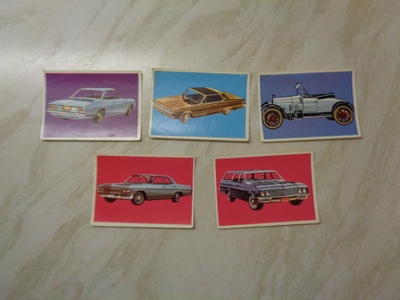 FAZER AUTOSARJA purkkakuvat 5 erilaista/erä 4